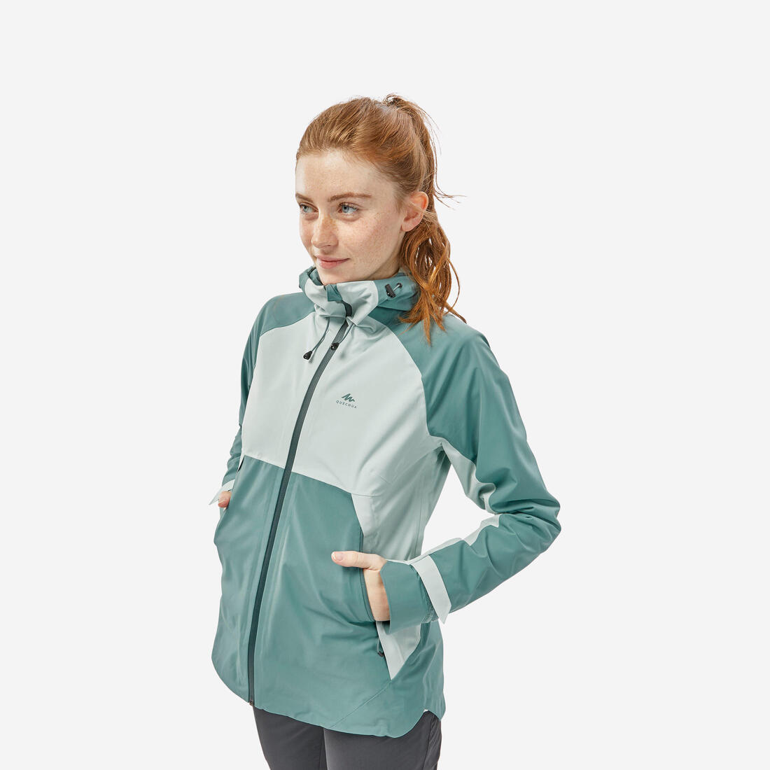 Veste imperméable de randonnée montagne - MH500 Femme