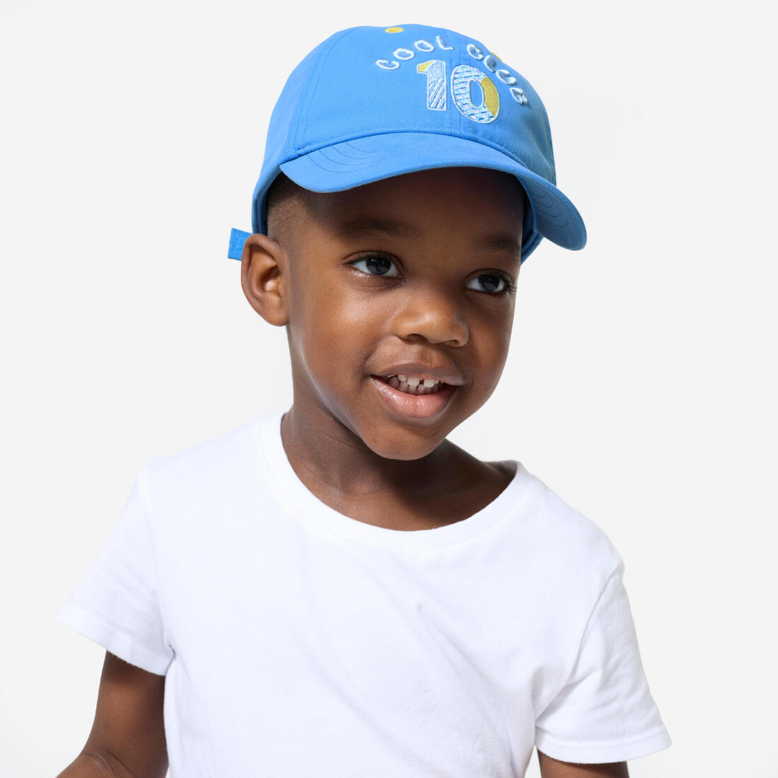 Casquette multisport ajustable bébé mixte, Rose blanc terracotta