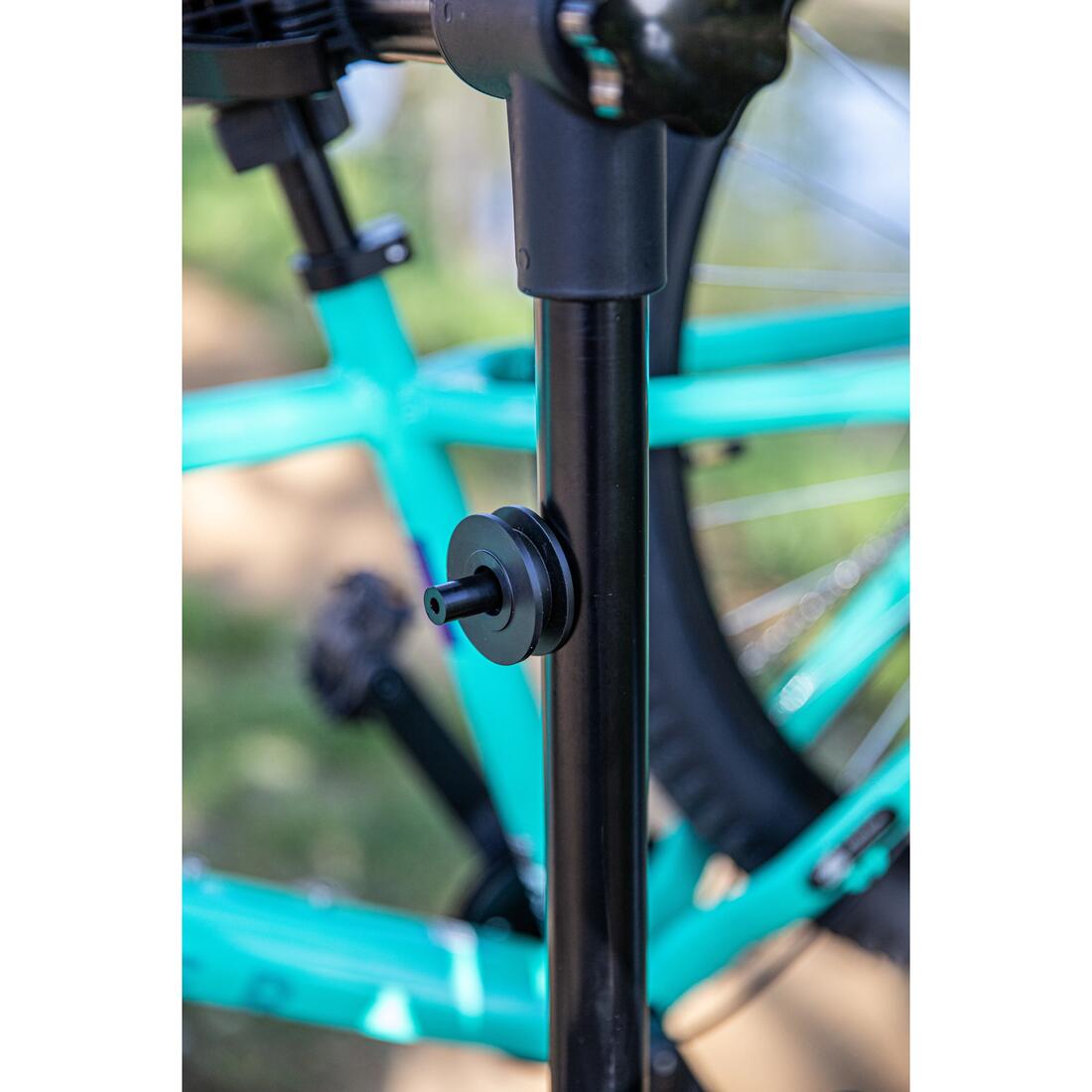 Repose chaîne axe traversant 12 mm pour l'entretien et le transport du vélo