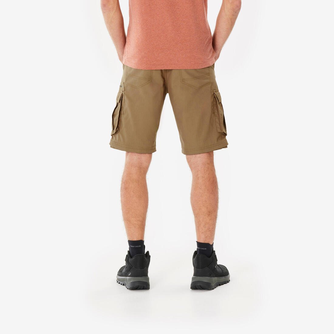 Pantalon cargo de randonnée modulable homme, TRAVEL 500 Modul