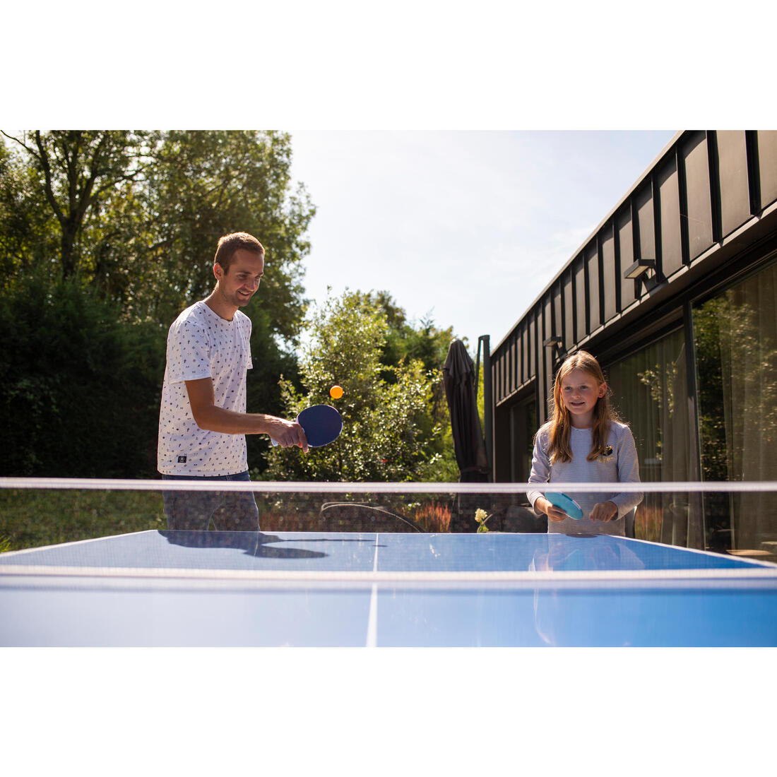 TABLE DE PING PONG EXTERIEUR PPT 130 BLEUE