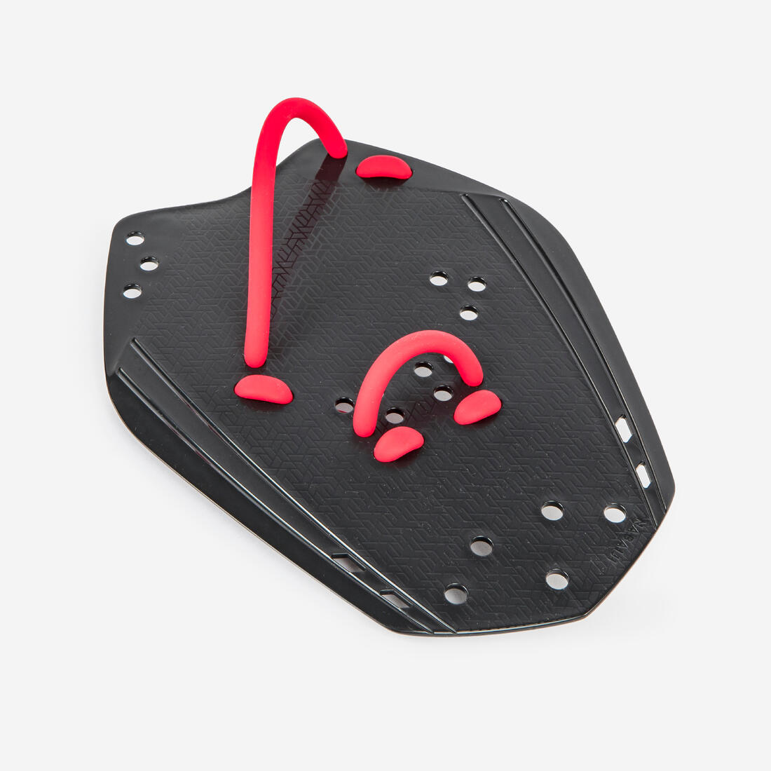 Plaquettes de  natation  900 l noir rouge