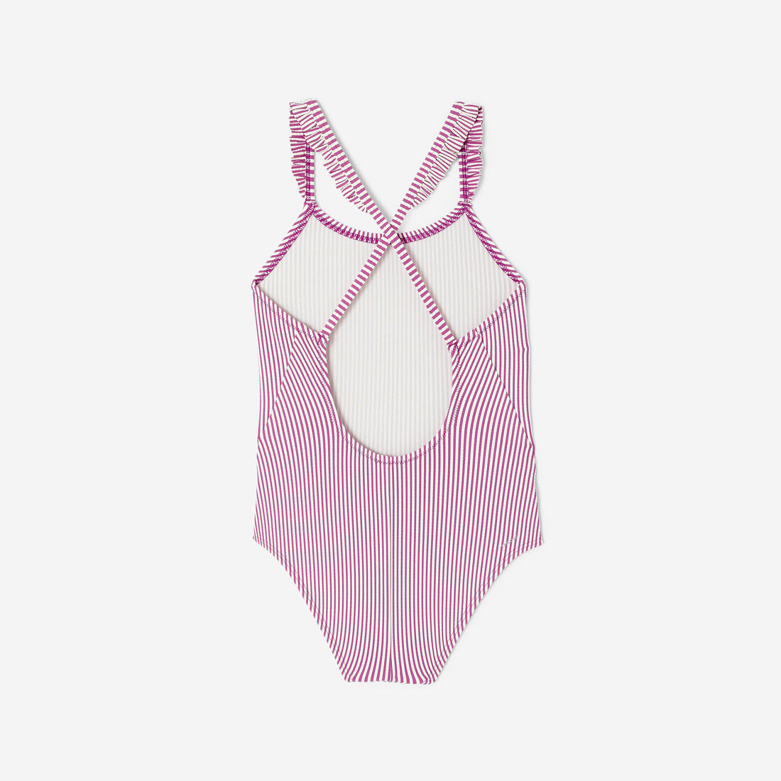 Maillot de bain de natation 1 pièce Fille ado, kaki lanzarote