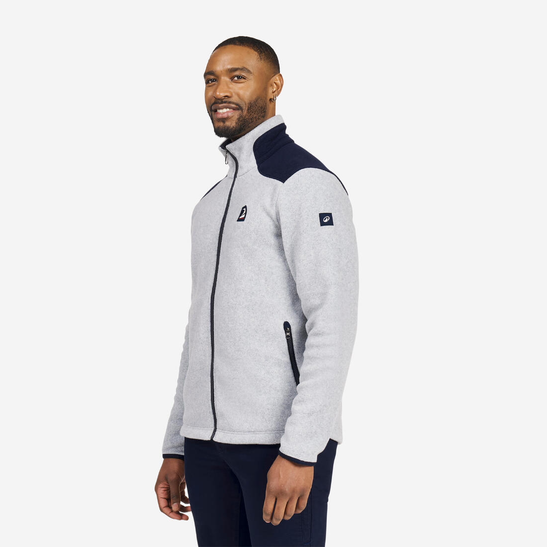 Polaire chaude de voile homme, 100 chiné