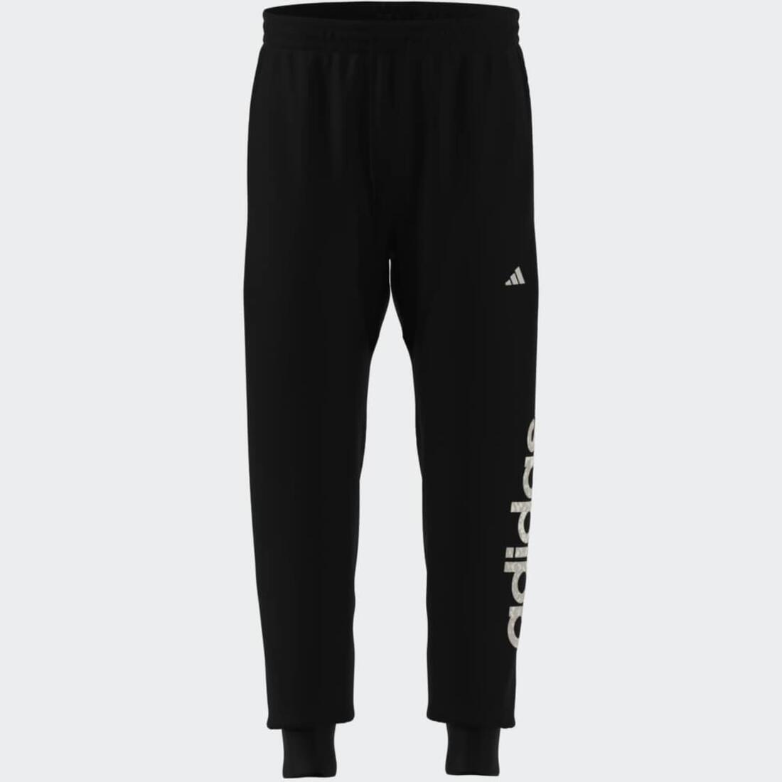 Pantalong de jogging fitness homme, noir