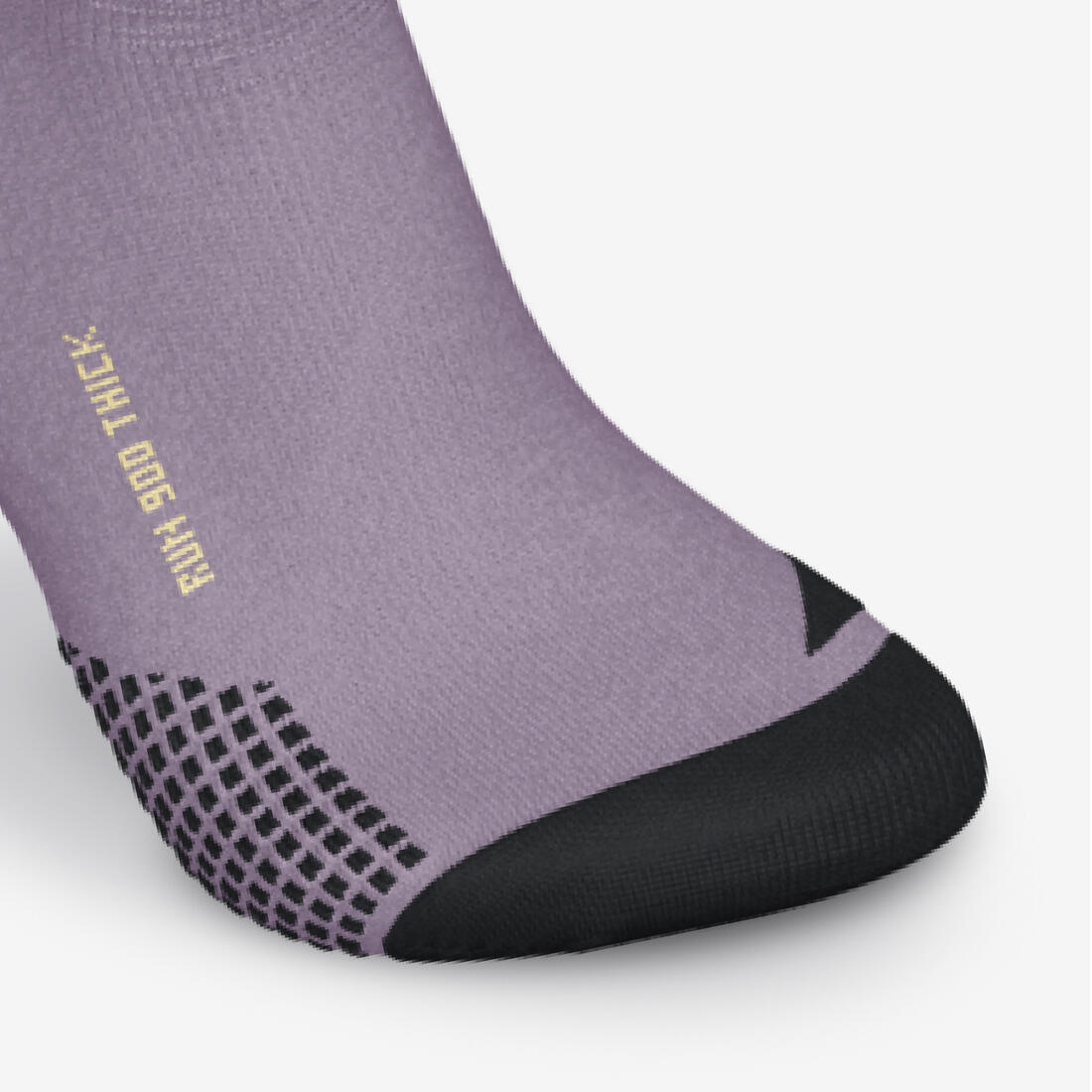 Chaussettes de running KIPRUN run900 épaisses mi-mollet oranges + graf