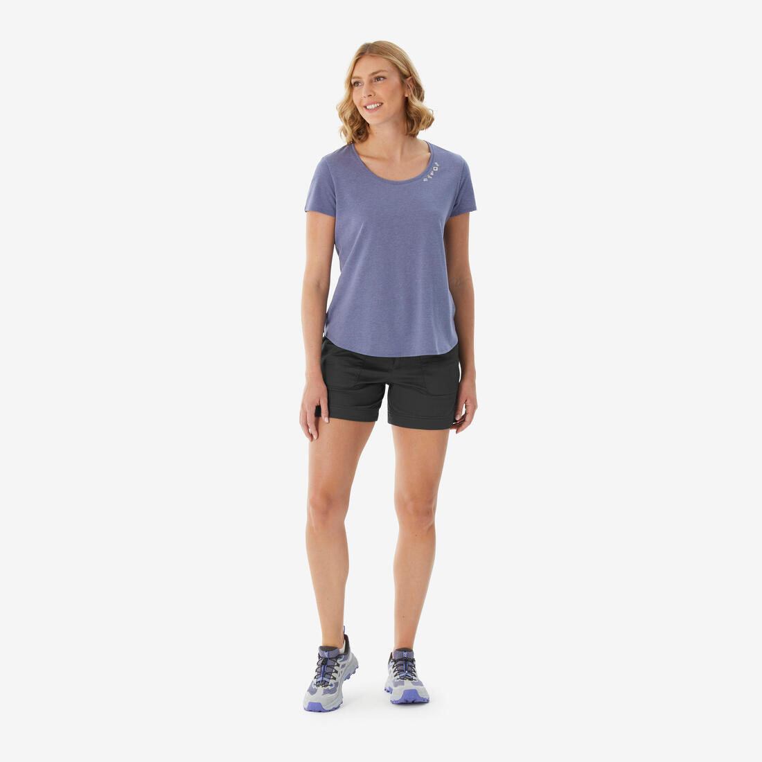 T-shirt de randonnée femme, NH500