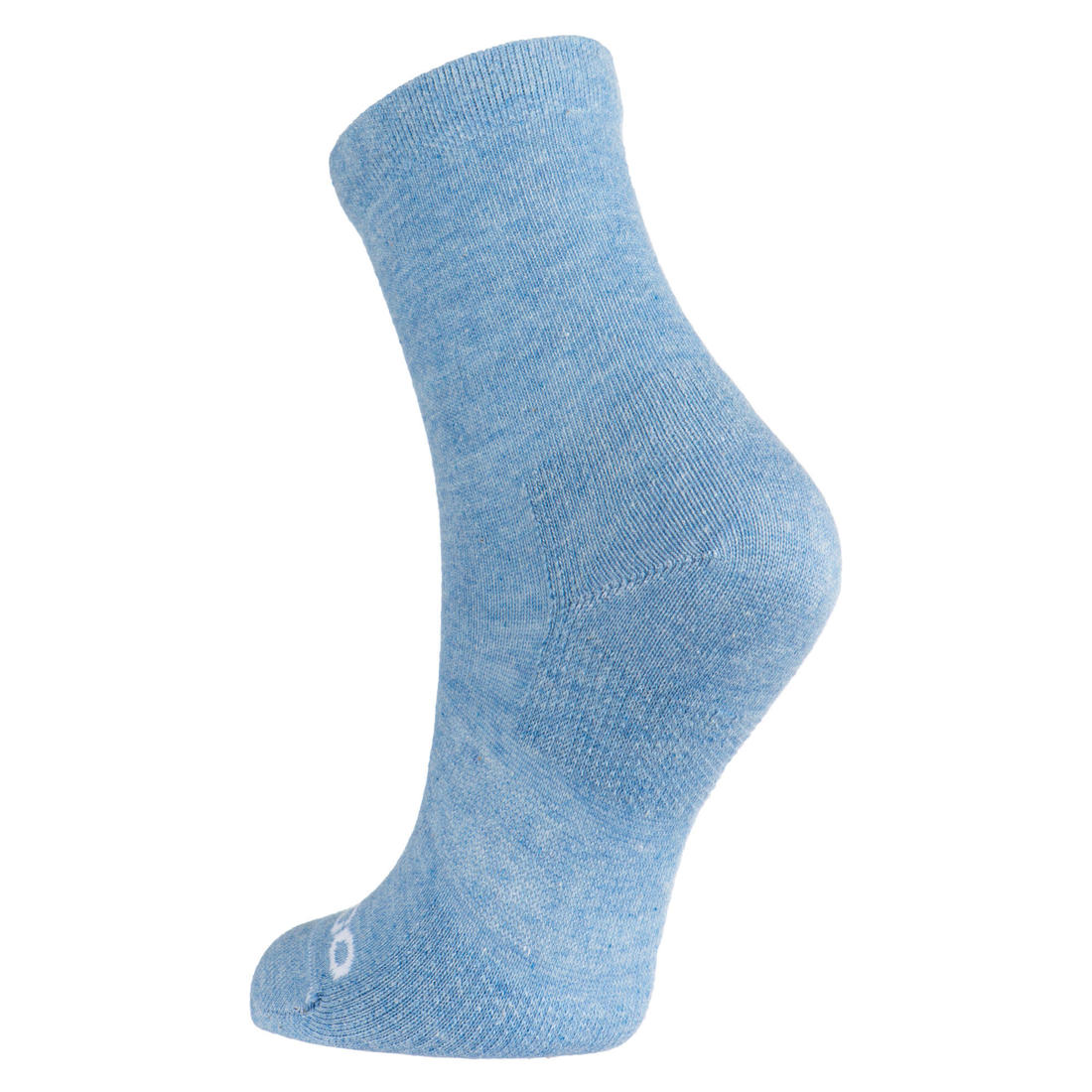 CHAUSSETTES DE SPORT ENFANT HAUTES ARTENGO RS 160 BLANC MARINE BLANC LOT DE 3