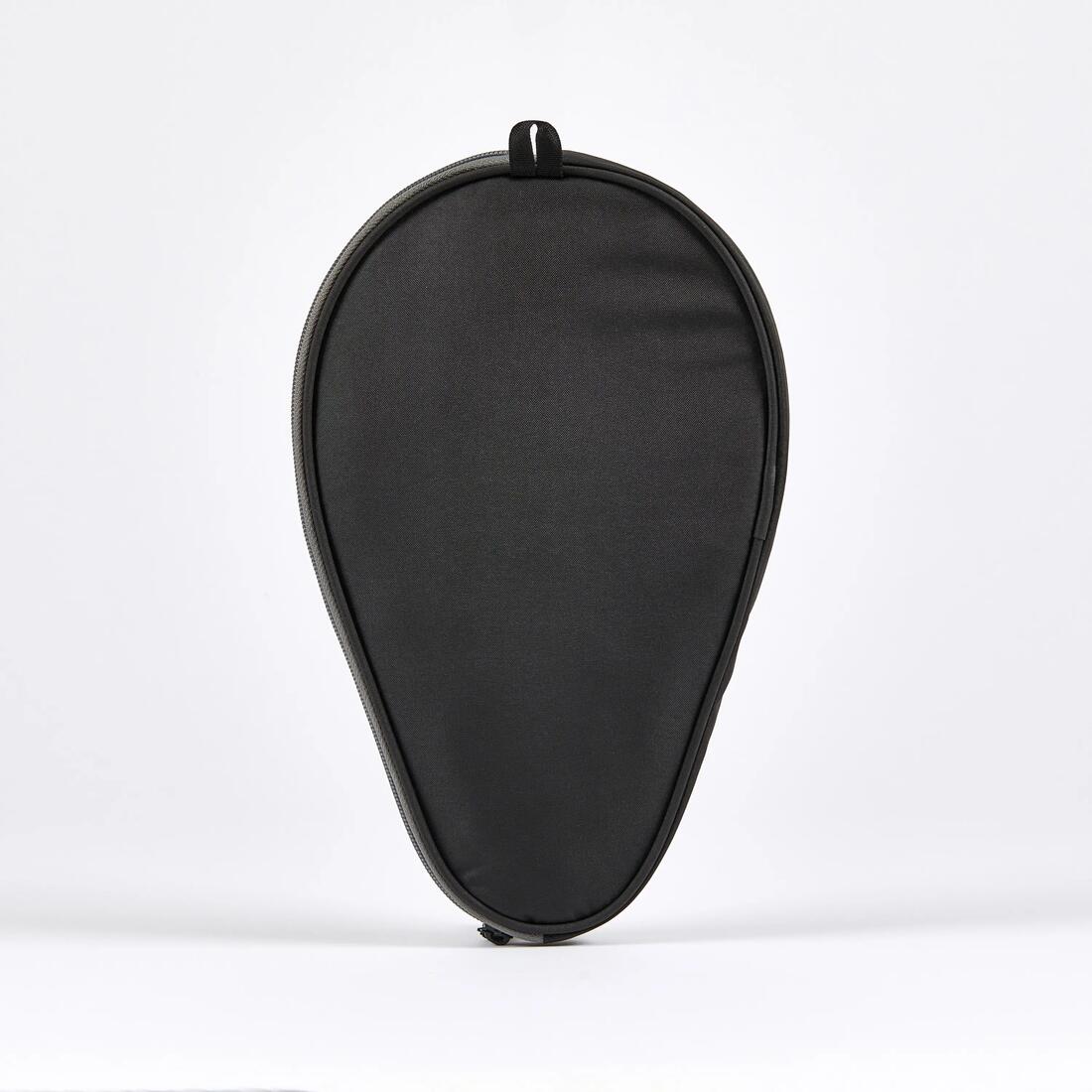 Housse de raquette de tennis de table TTC 100 noir gris