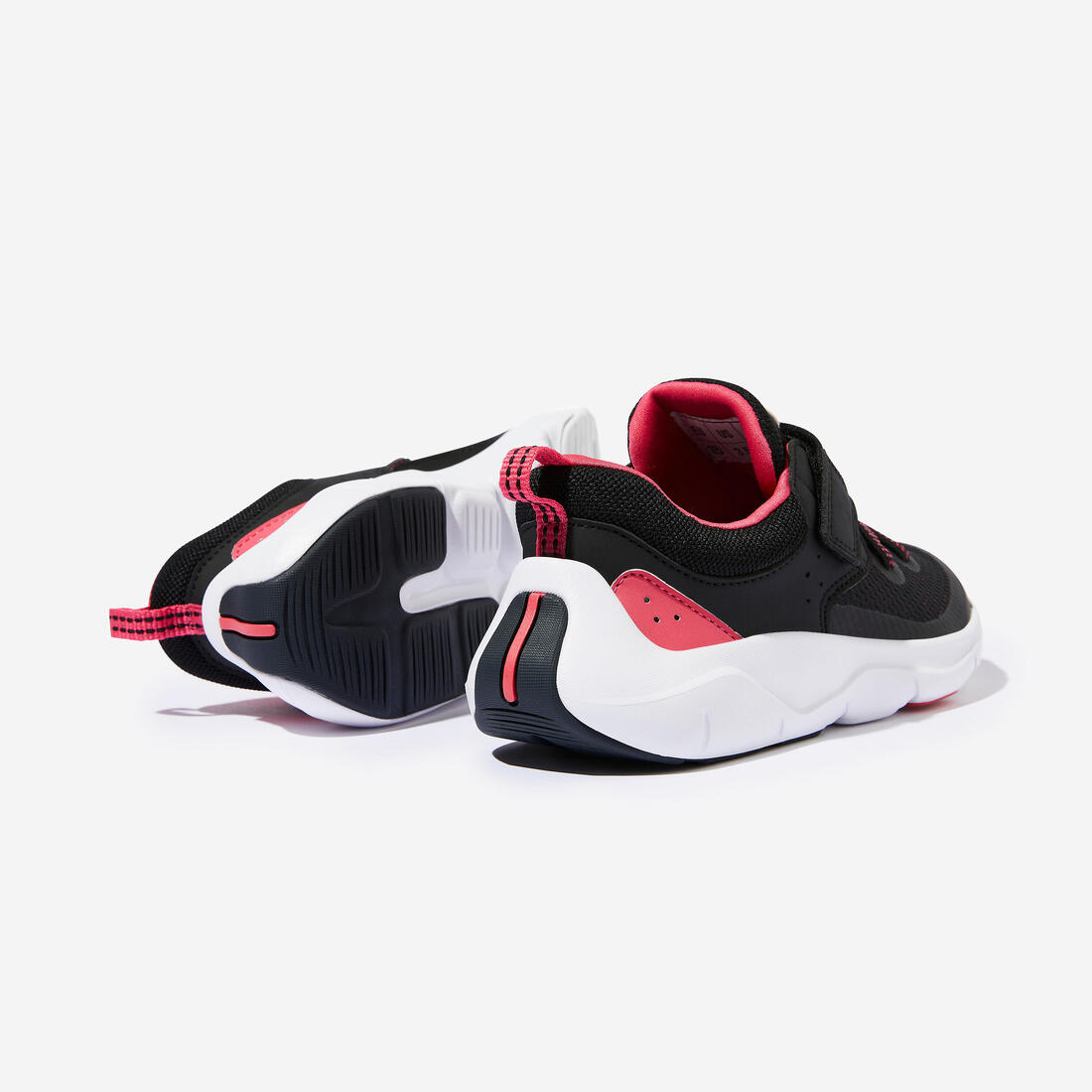 Chaussures de sport à scratch légères enfant, Playful Fast noir et