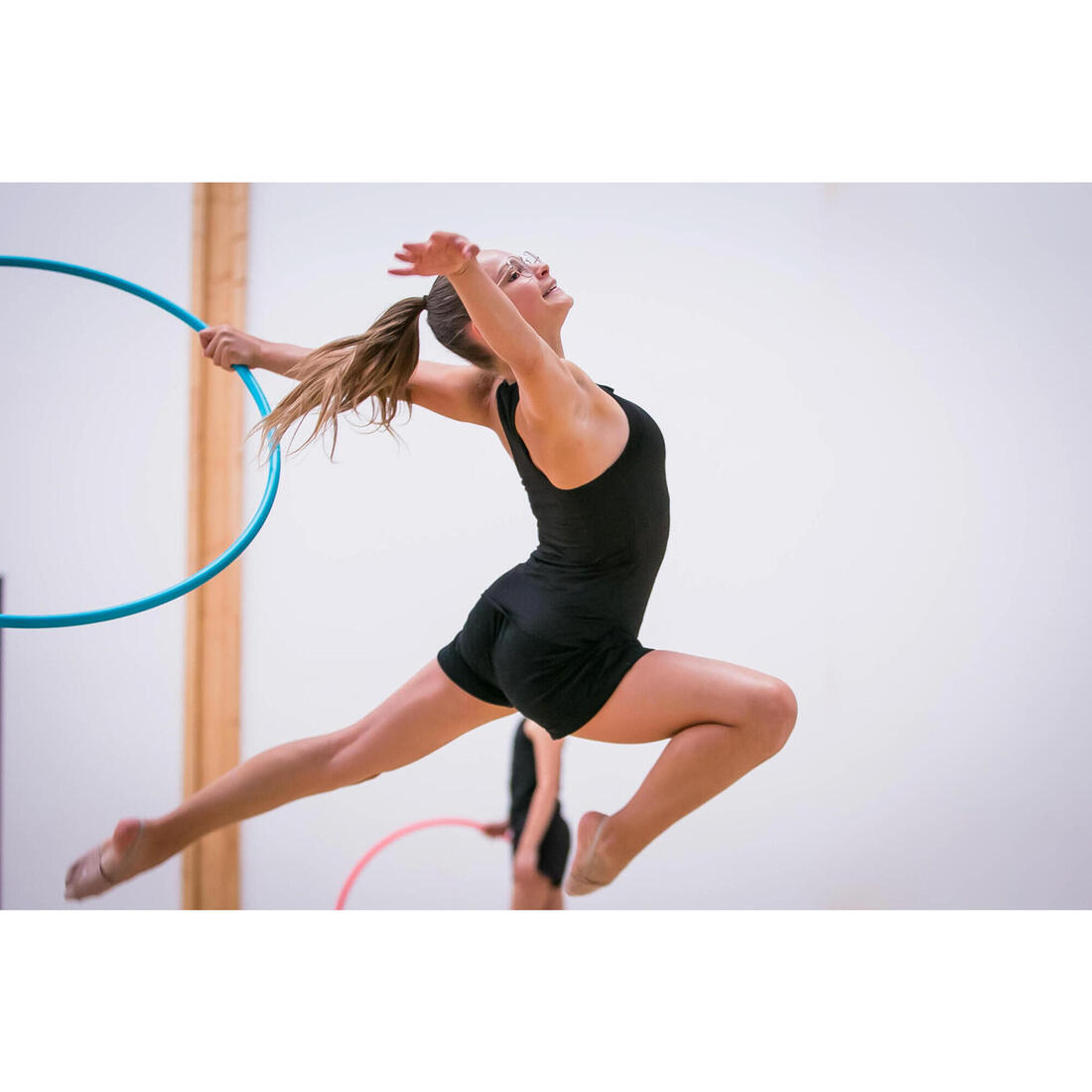 Cerceau de Gymnastique Rythmique de 85 cm Turquoise