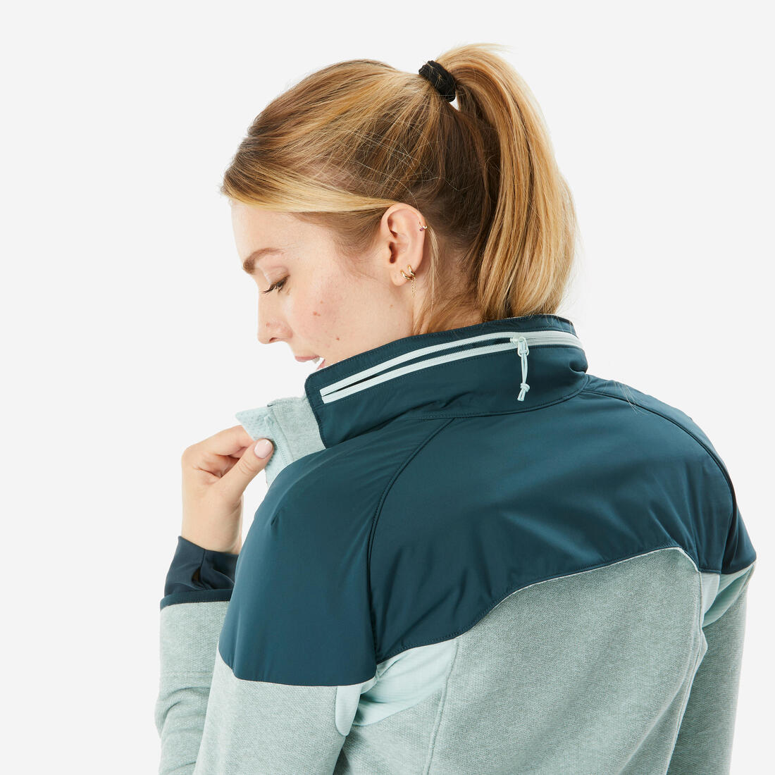 Polaire de randonnée chaude femme, MH500 Mountain