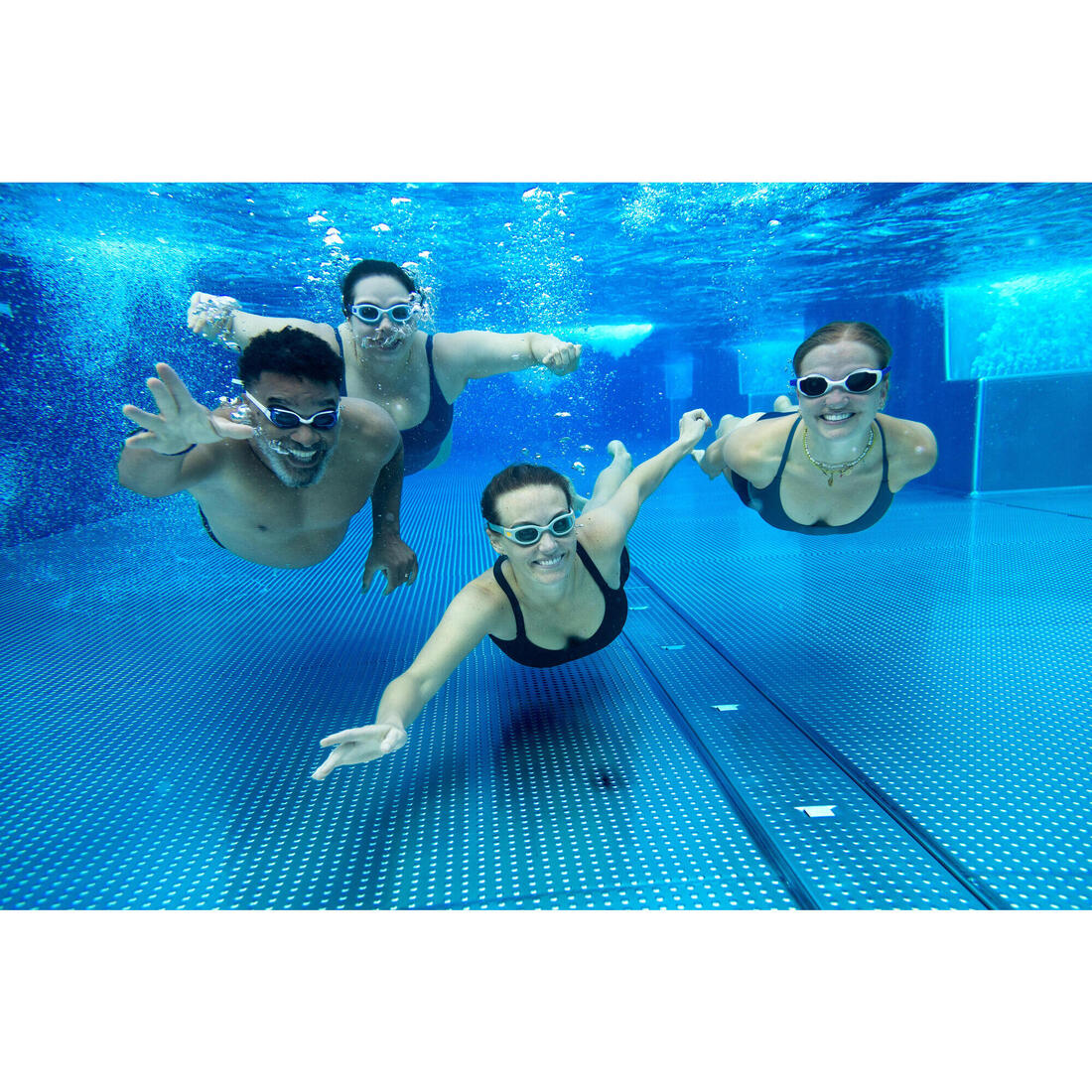 Lunettes de natation soft - verres clairs - petite taille