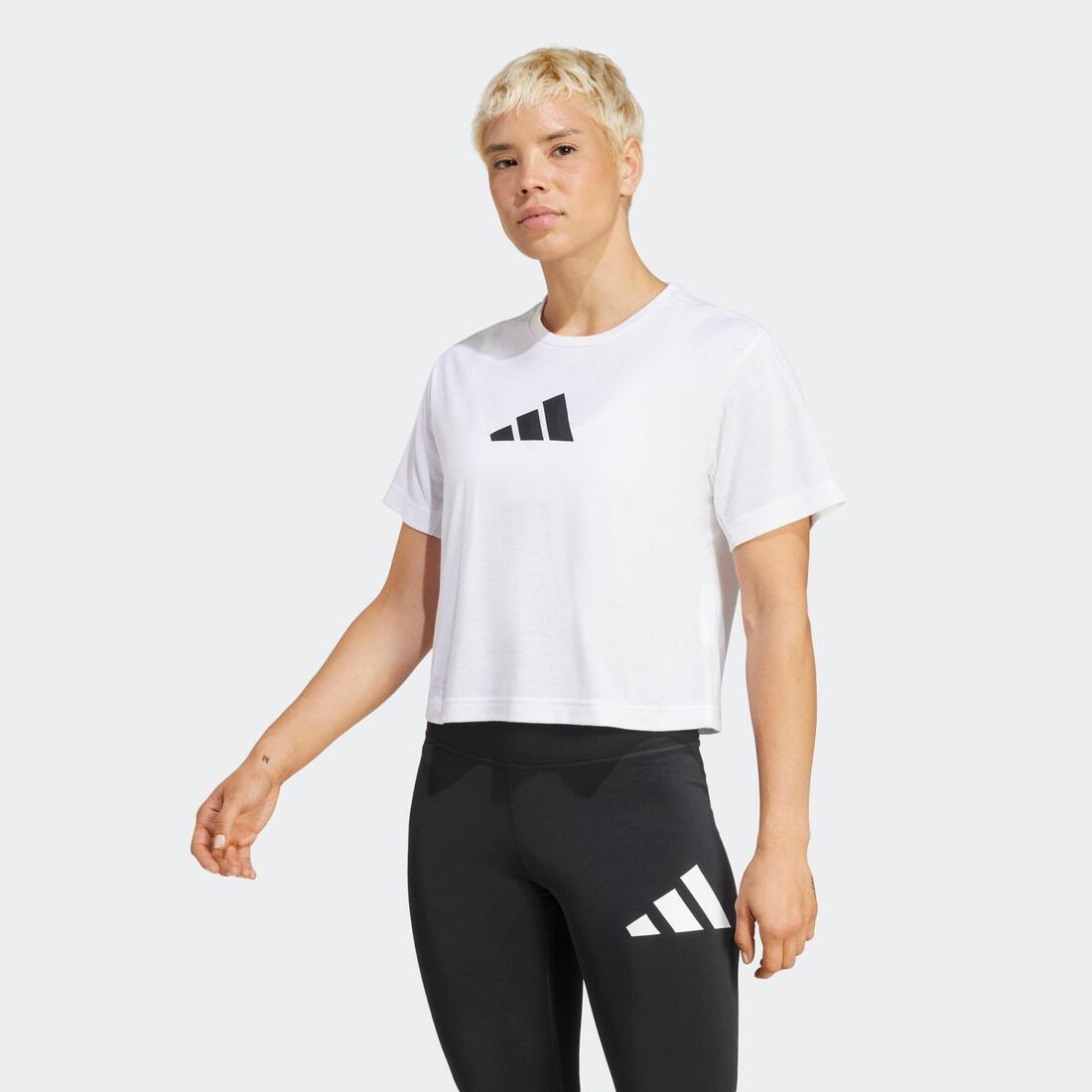 T-shirt imprimé logo femme