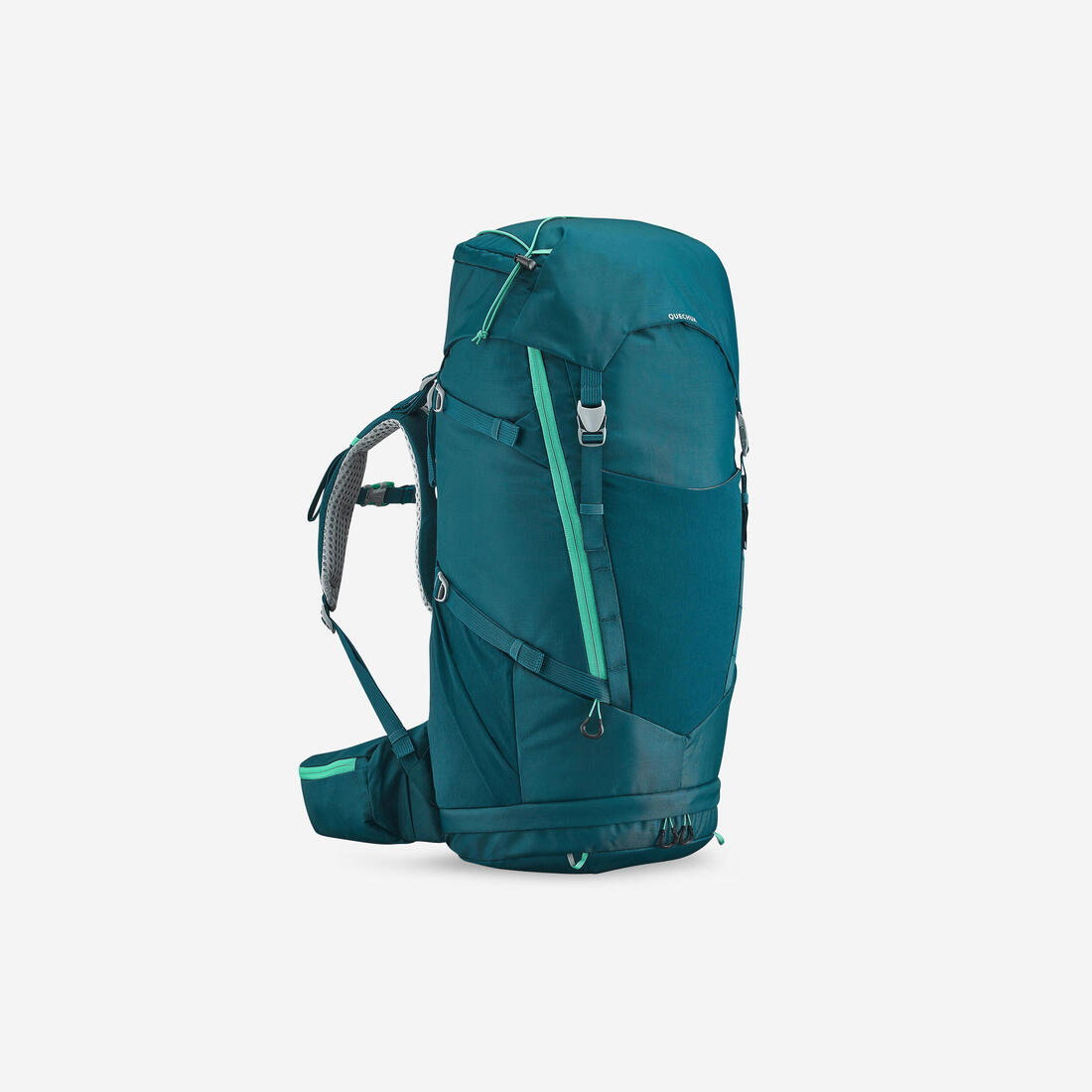 Sac à dos de randonnée/trekking enfant 40+10L - MH500 JR – bleu canard