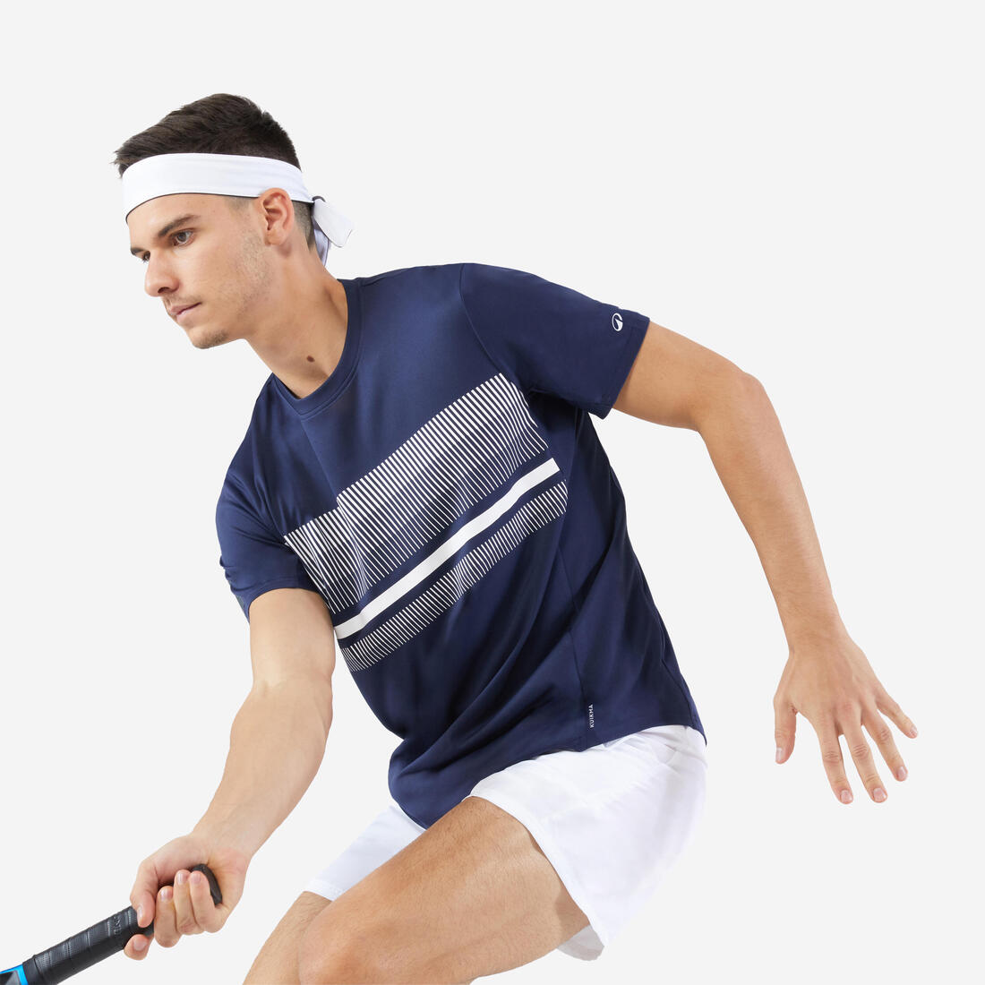 T-Shirt de tennis manches courtes homme - Essential blanc