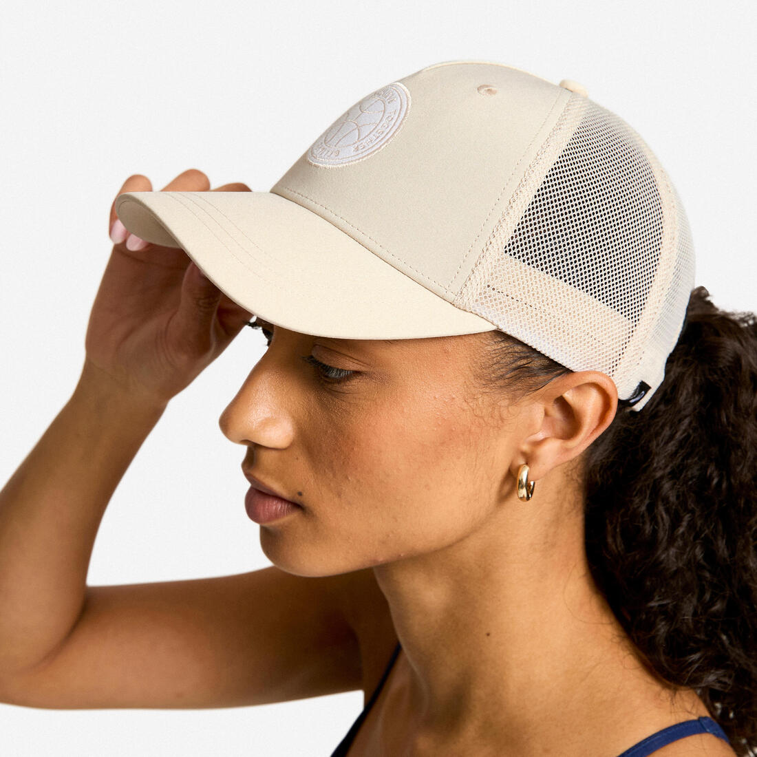 Casquette respirante Fitness Domyos Noire