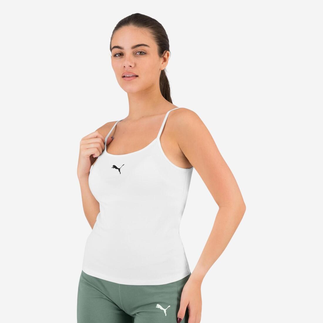 Débardeur PUMA fitness coton blanc femme – blanc