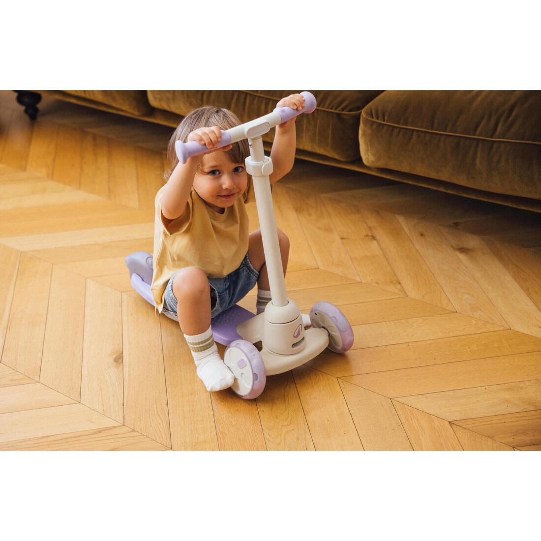 Trottinette enfant 3 roues, B500 lavender