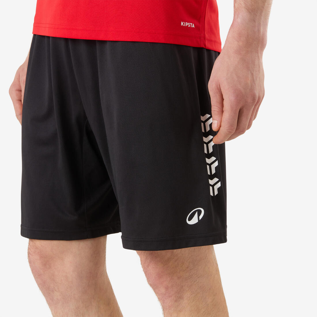 Short de handball Homme - H100 noir