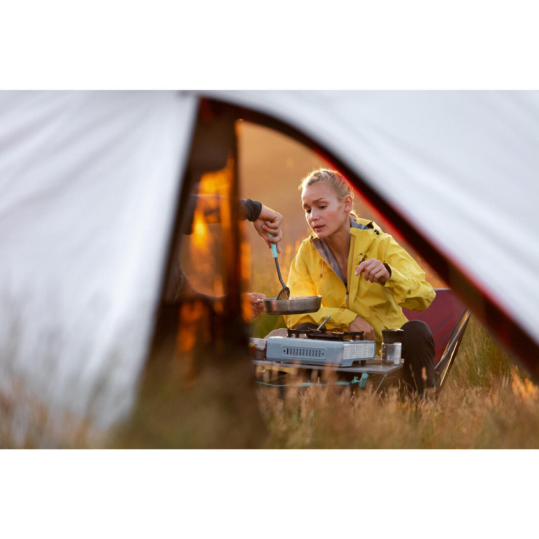 Tente de camping instantanée 2 places, 2 Seconds easy Fresh & Black