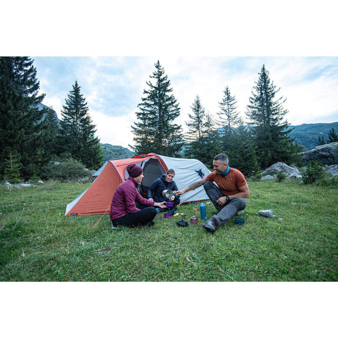 Popote inox de trekking - 2 personnes - MT500