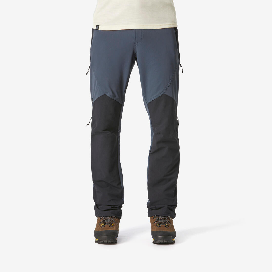 Pantalon de trek montagne déperlant et coupe-vent Homme - MT900