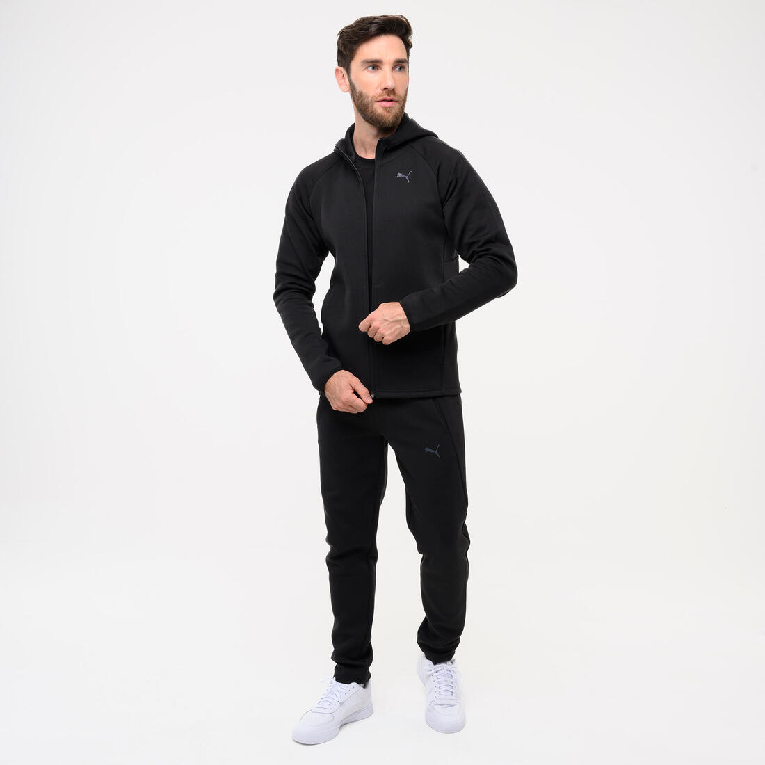 Sweat à capuche zippé active homme