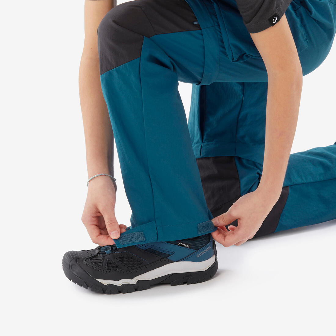 Pantalon modulable de randonnée enfant 7-15 ans, MH500