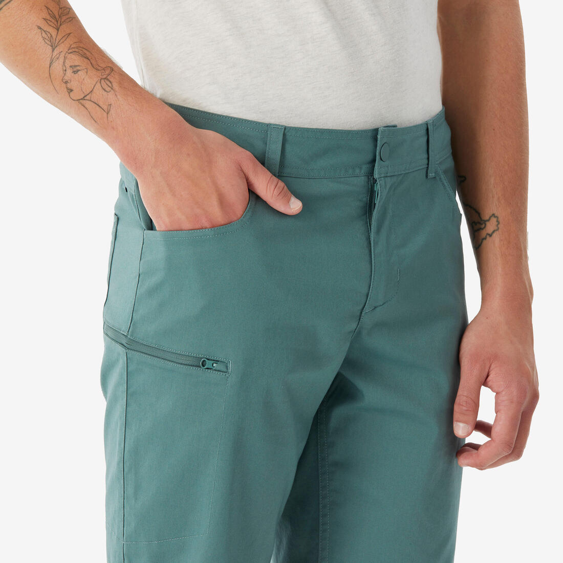 Short de randonnée homme, NH500 Regular