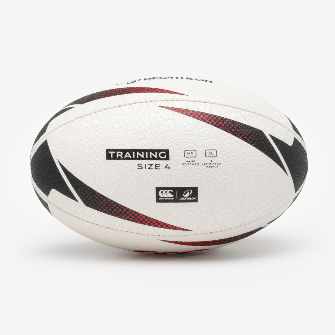 Ballon de rugby d'entrainement taille 4, Decathlon | Canterbury noir