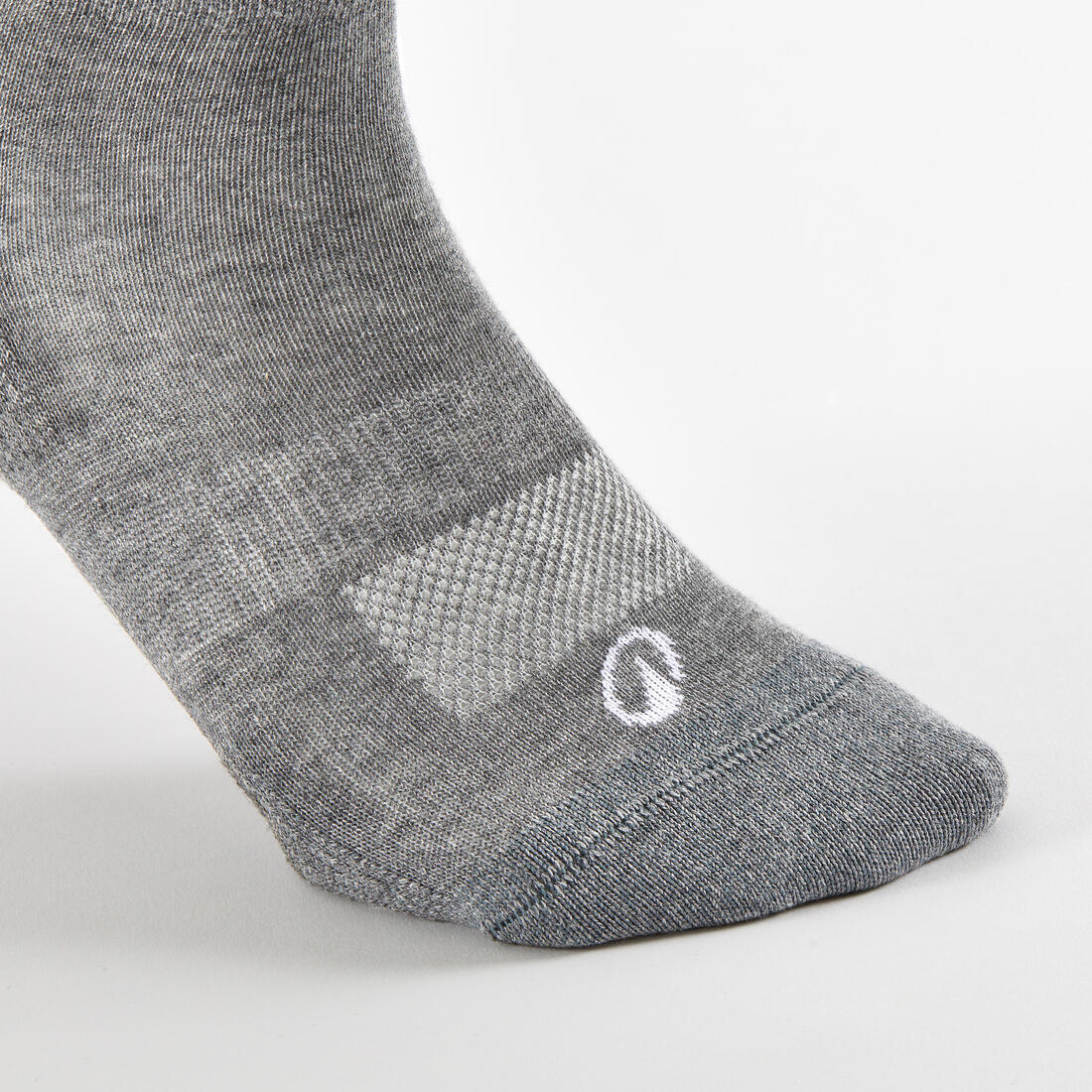 CHAUSSETTES DE SPORT MI-HAUTES RS 160 BLANCHES LOT DE 3.