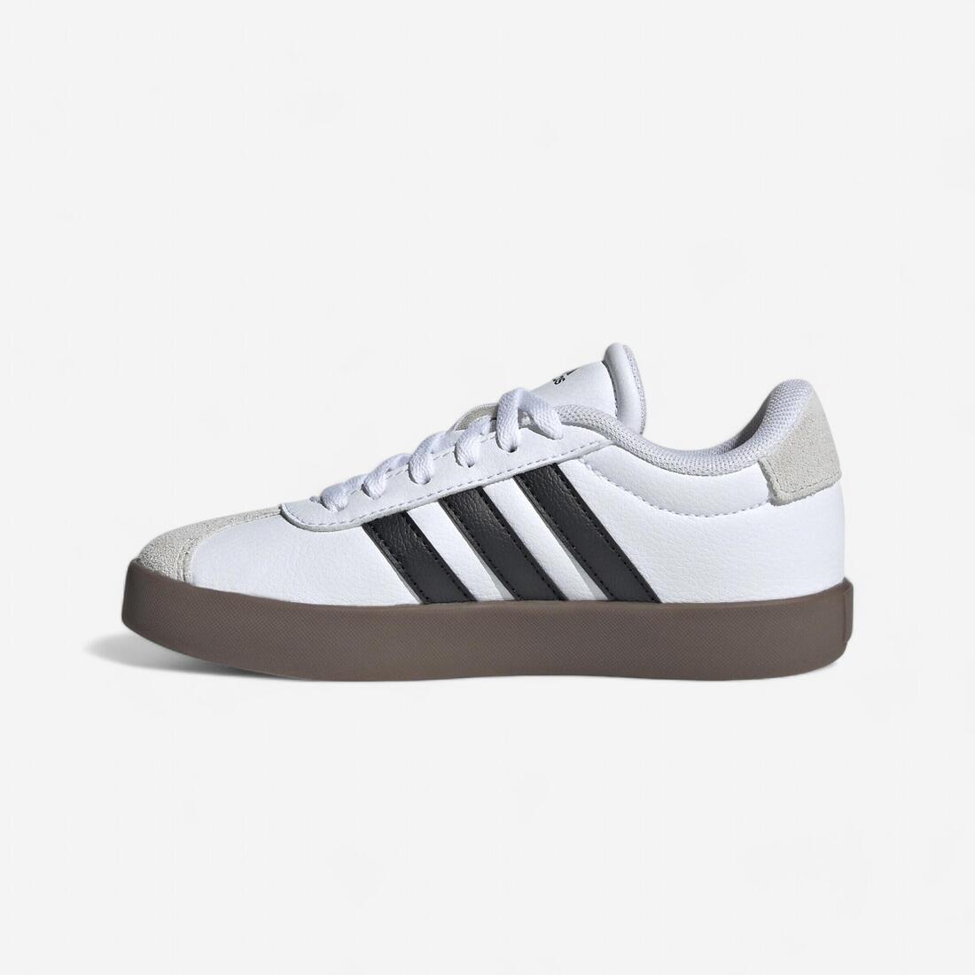 CHAUSSURES VL COURT ADIDAS ENFANT BLANC NOIR GRIS