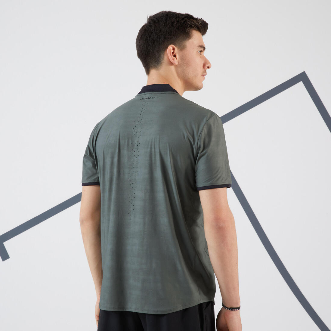 T-shirt tennis manches courtes Homme - ARTENGO DRY+