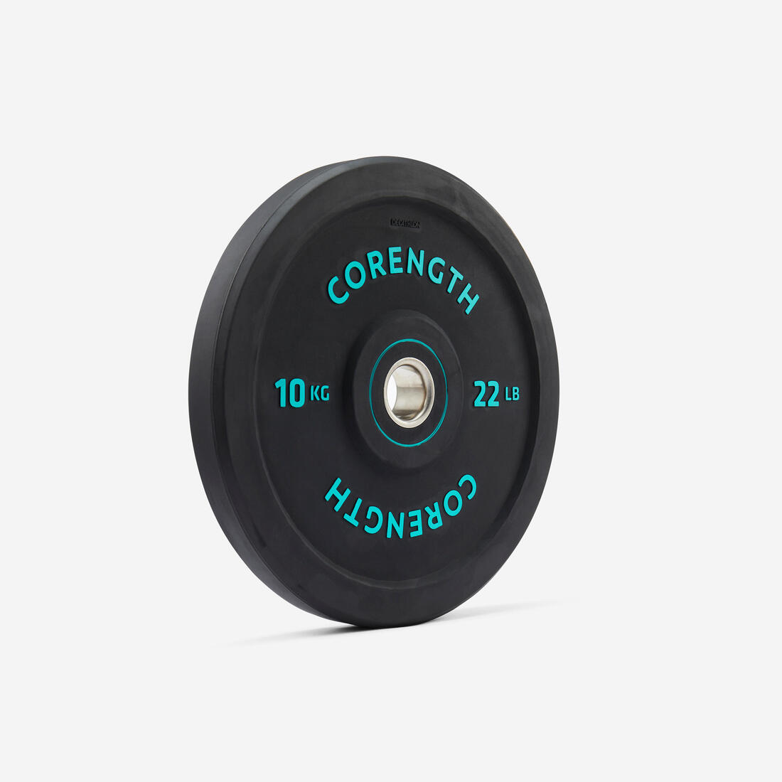 Disque bumper d'haltérophilie 10 kg, diamètre intérieur 50 mm