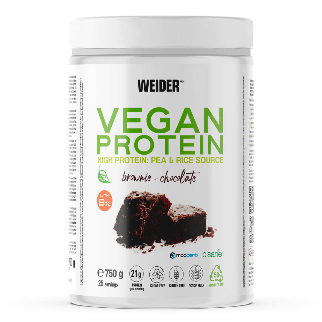 Protéine végétale VEGAN Chocolat 750gr