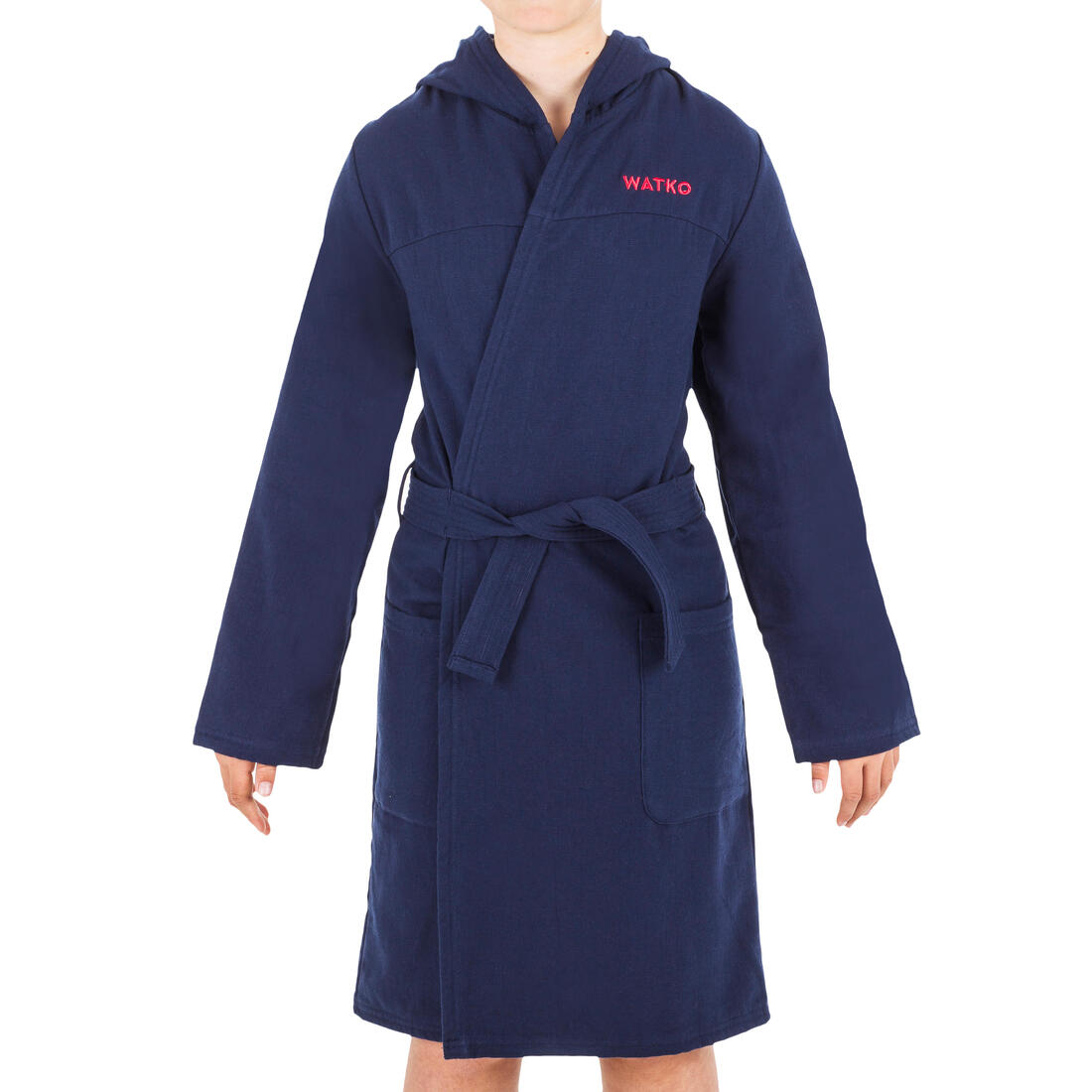 Peignoir de bain compact enfant à capuche en coton
