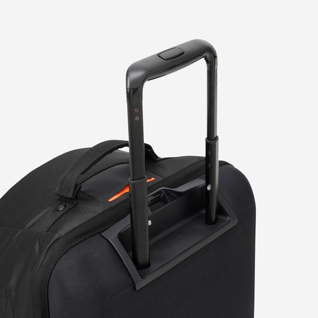 Valise pliable 85L noire Spacesaver, sac de voyage à roulettes