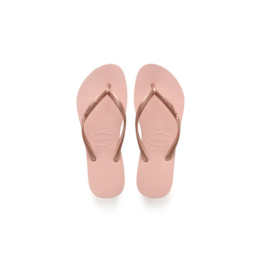 TONGS SANDALES FEMME HAVAIANAS SLIM BALLET ROSE