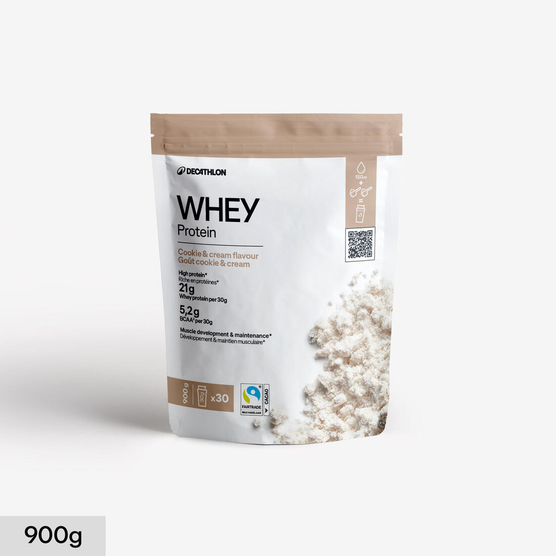 Whey protein cookies & cream 900g