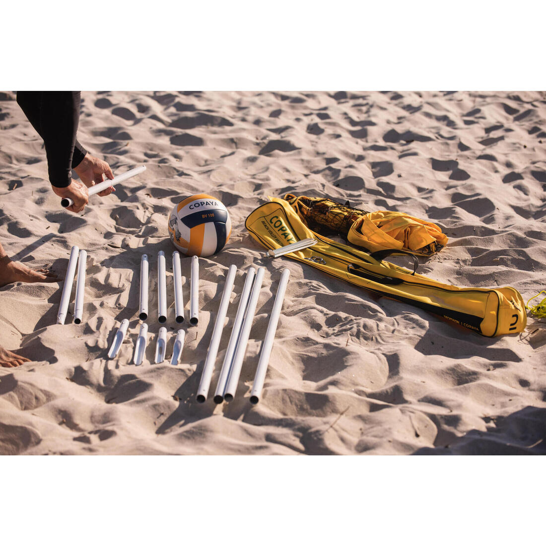 Set (Filet et poteaux) de Beach Volley MULTINET