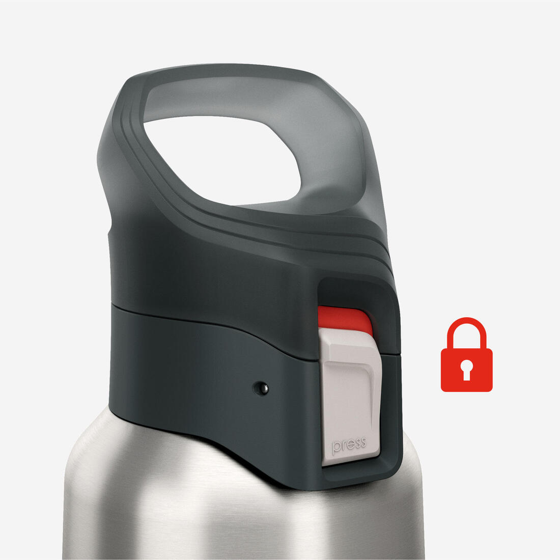 Gourde 900 isotherme inox 0,5L bouchon à ouverture rapide pour la randonnée