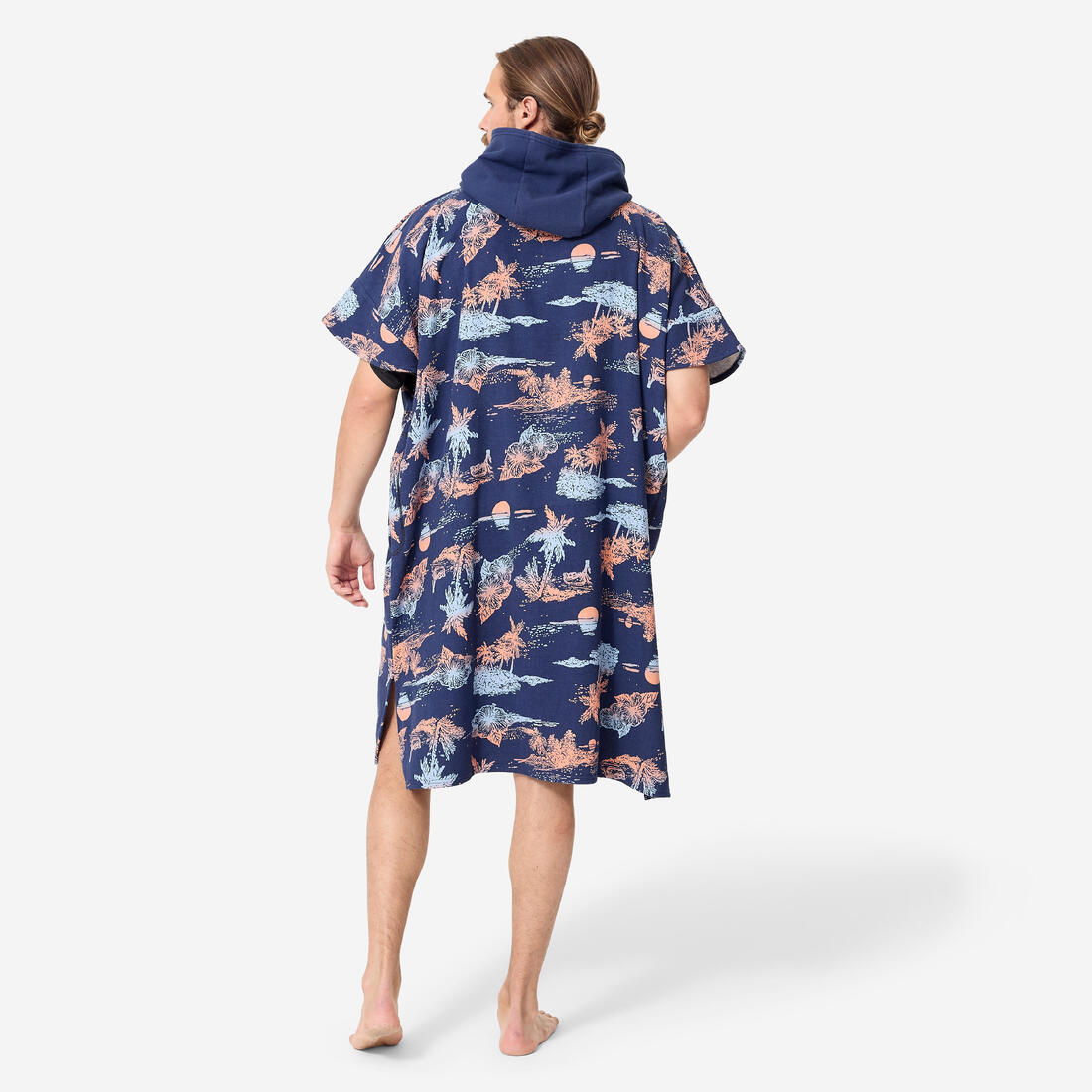 Poncho de plage surf adulte à partir de 150 cm, 500 Sunset
