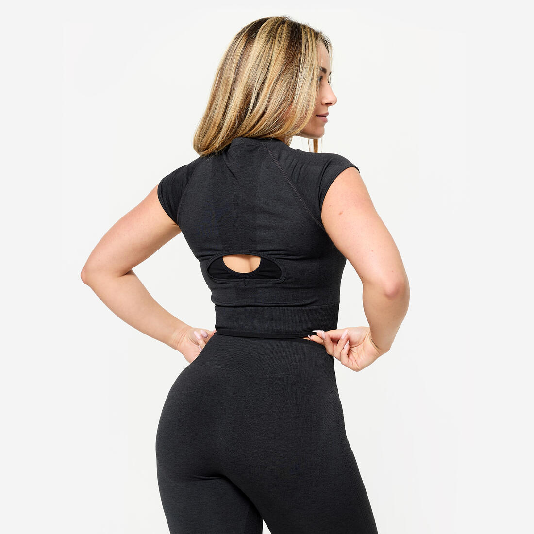 Crop top seamless de musculation femme