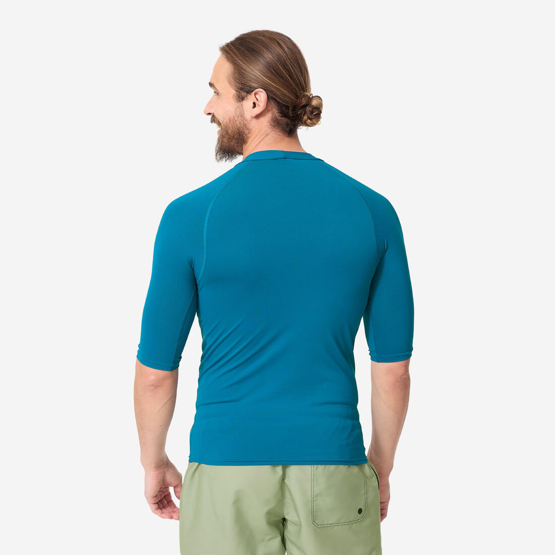 Tee shirt anti uv surf top 100 manches courtes homme