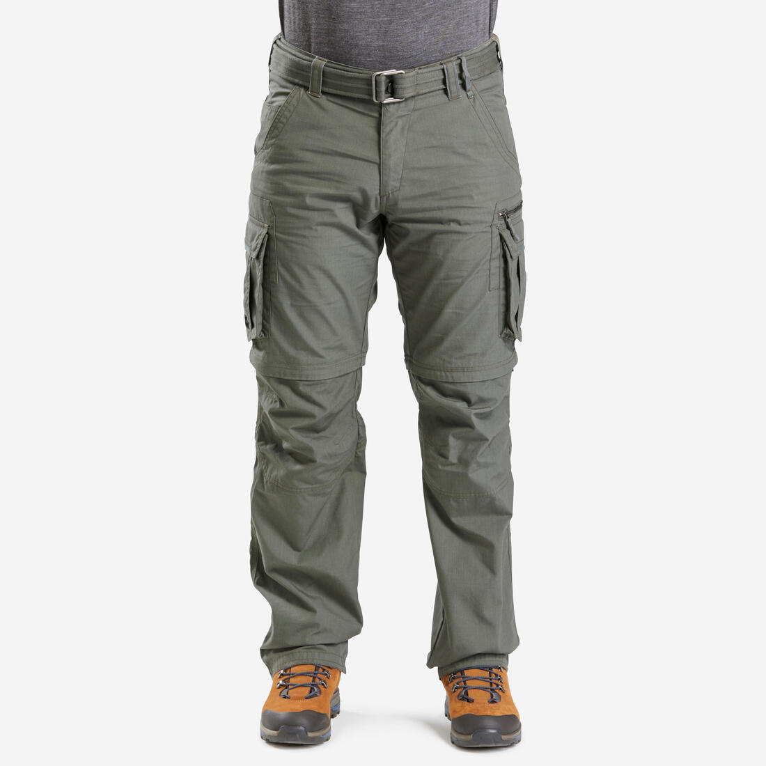 Pantalon cargo de randonnée modulable homme, TRAVEL 500 Modul