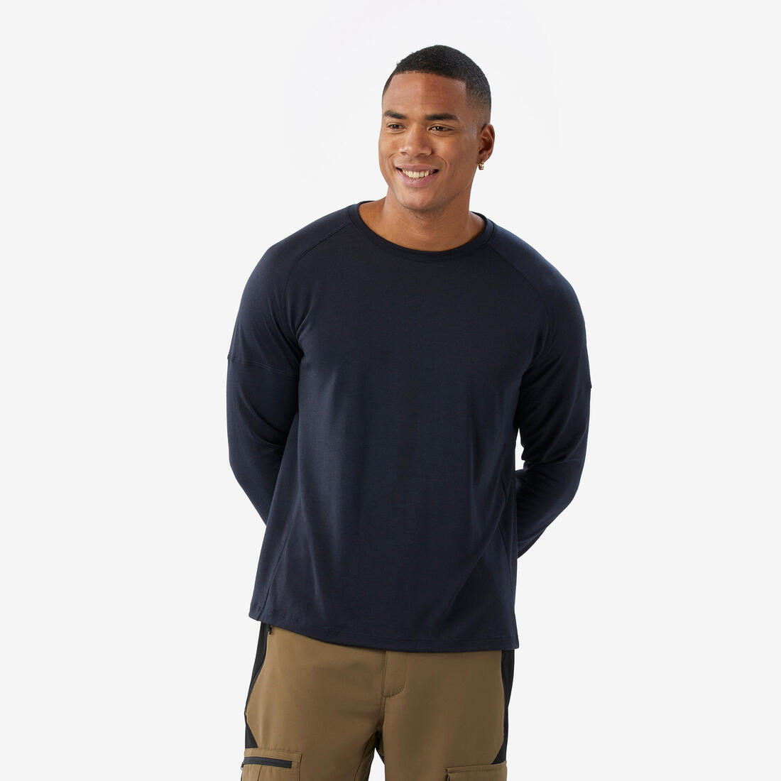 T-shirt manches longues en laine mérinos homme, Merino Resist
