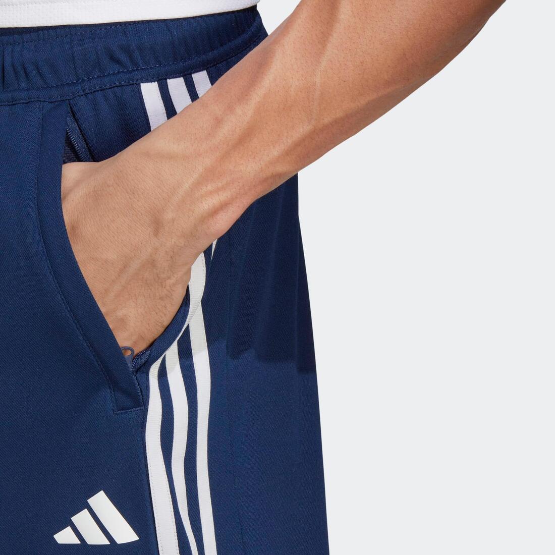 Short de fitness homme, bleu