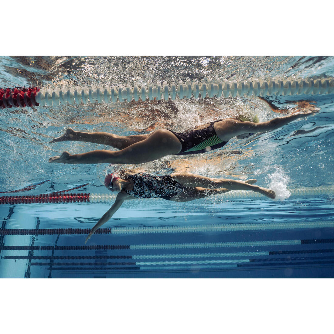 Maillot de bain 1 pièce natation entraînement femme, Kamyleon geol