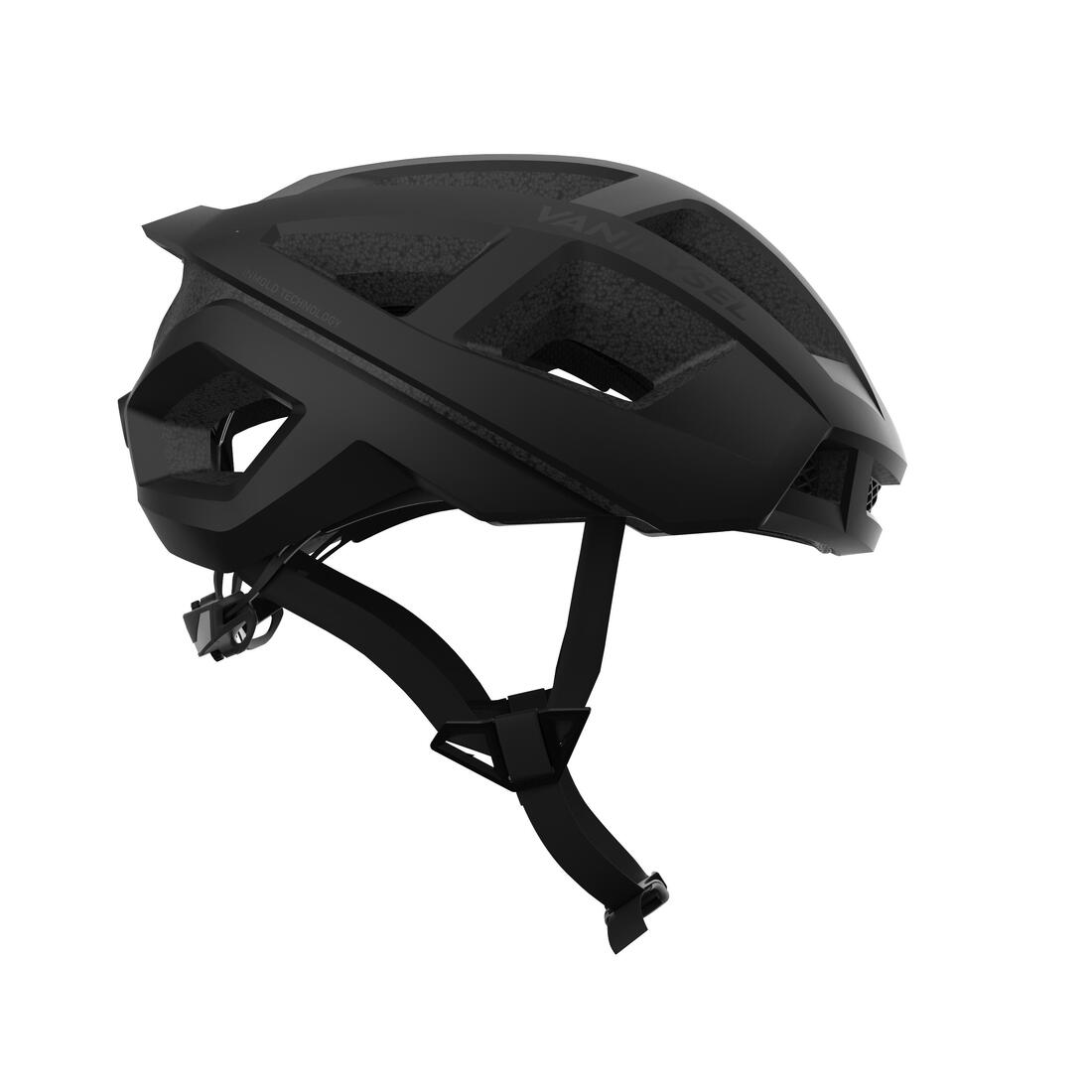 Aerofit 900 Road Cycling Helmet - Black/Yellow – noir